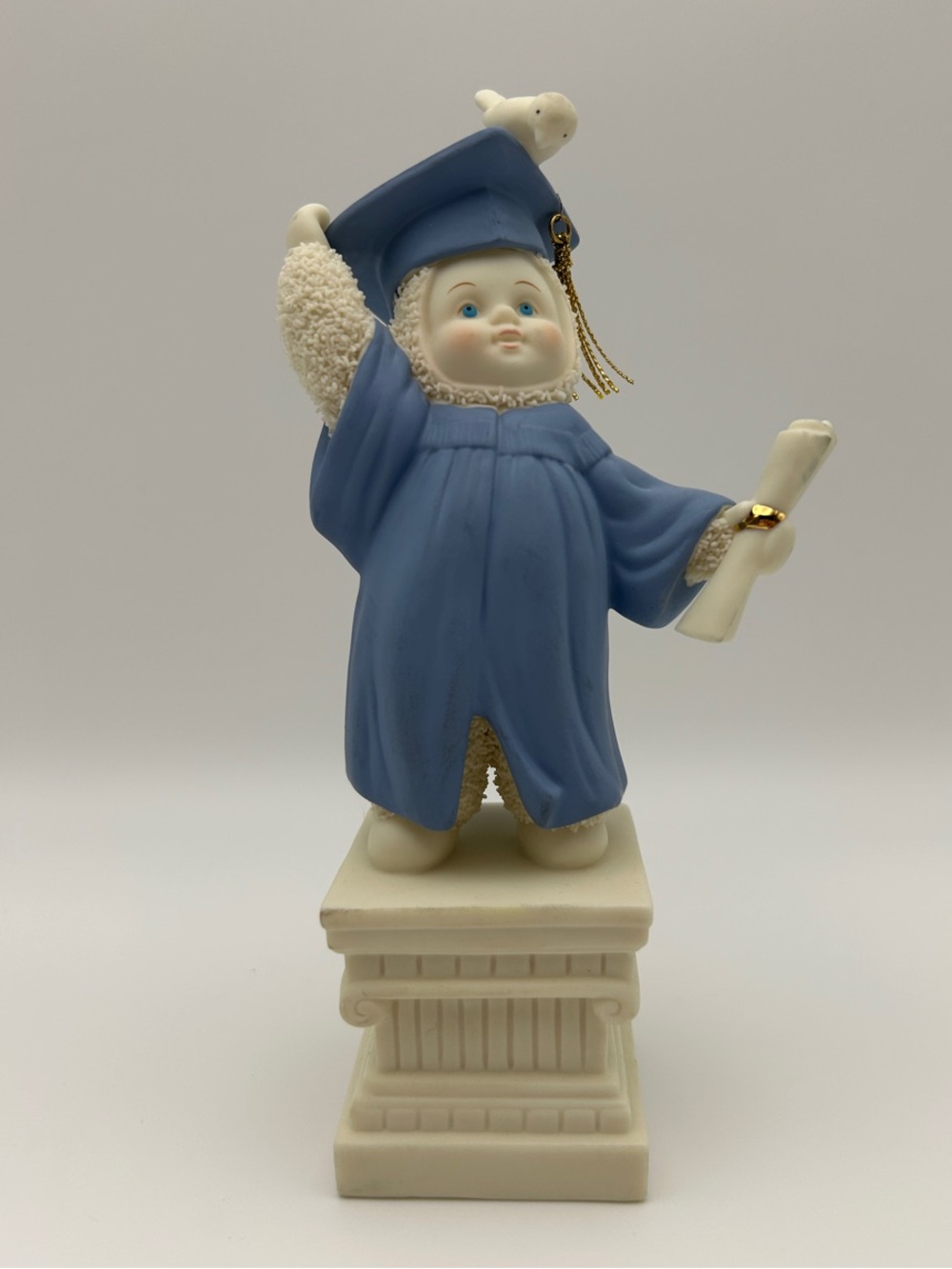 Snowbabies Dept 56 Retired 2002 "Time to Fly" Graduation Figure EUC - Picture 2 of 6